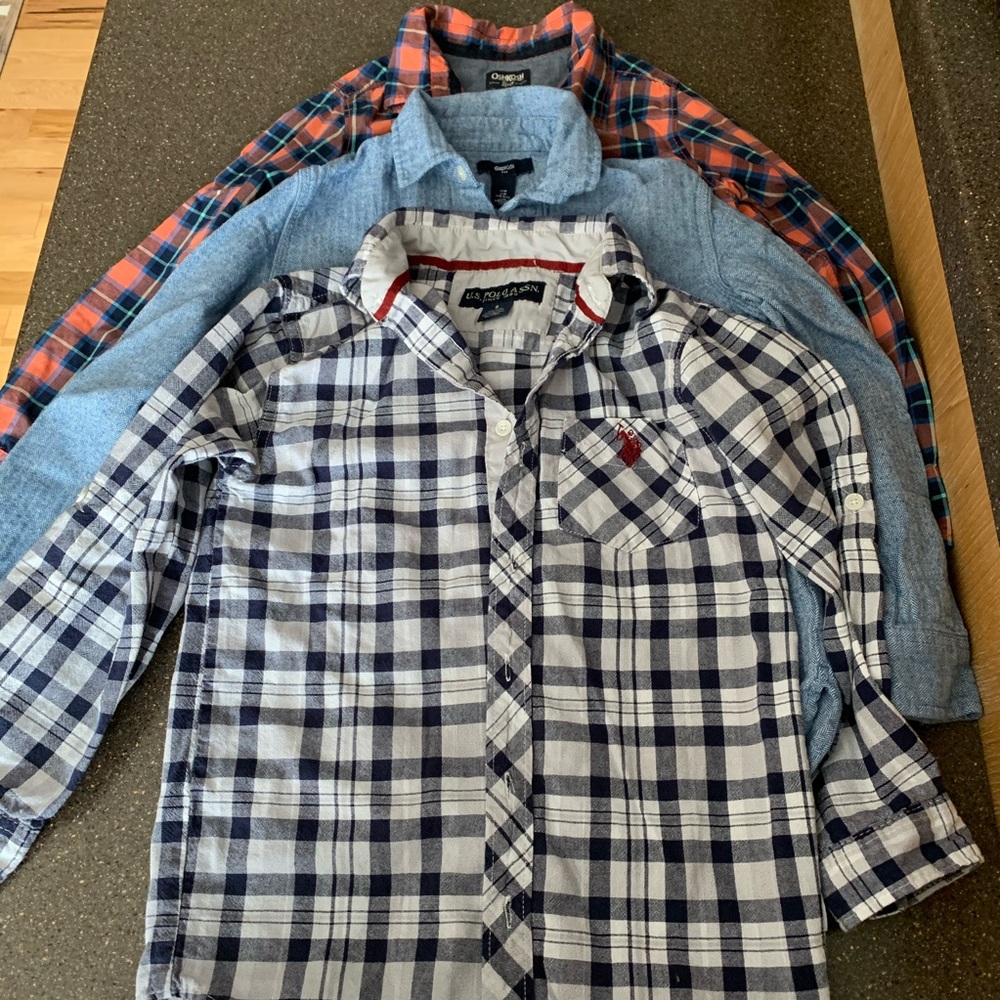 Boys Button up Shirts